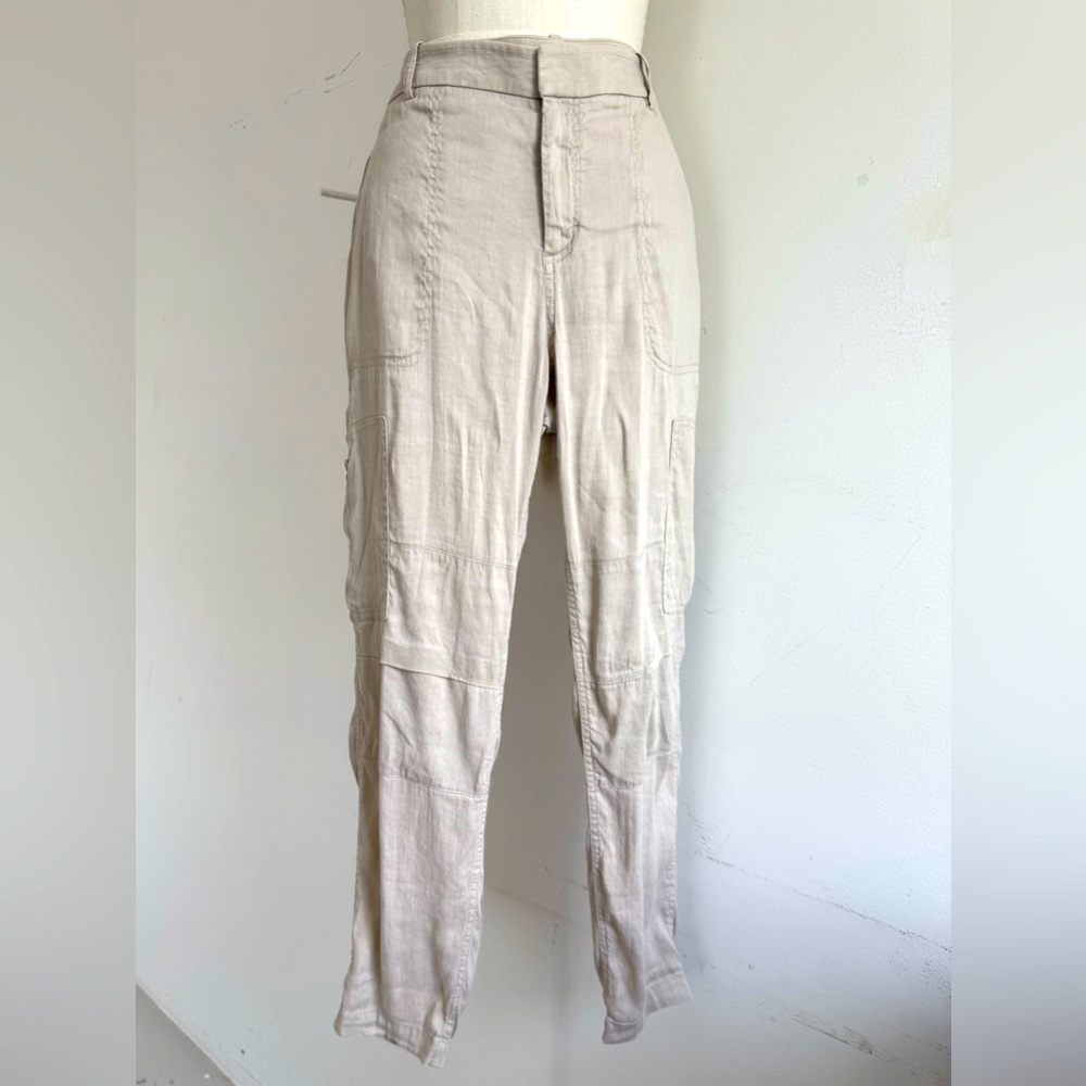 Vince Linen cargo pants 🌸 zippers pockets